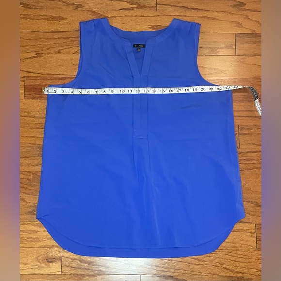 Talbots- Blue business casual tank top blouse Size XL - Picture 5 of 8